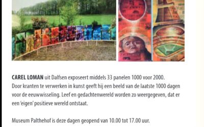 Kunst om Dalfsen op zaterdag 2 en zondag 3 mei 2026